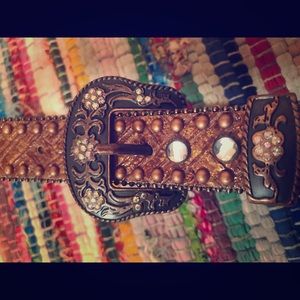 Girls rhinestone cowgirl belt